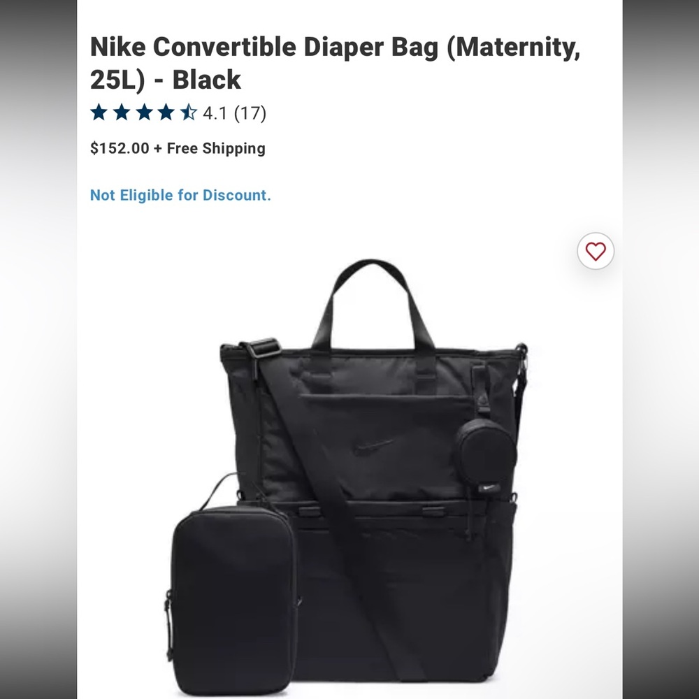 Nike Black Bag Set